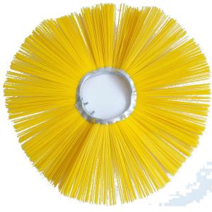 China Hot-Salling High Ware Resistant Pp Material Yellow Wave Wafer Brush wholesale
