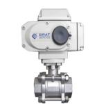 Stainless Steel Straight Through Type Tiny Flow Electric Regulating Ball Valve