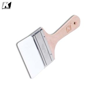 China 4 Inch Flat Polyester Bristle Paint Brushes Multifunctional For Wall Painting wholesale