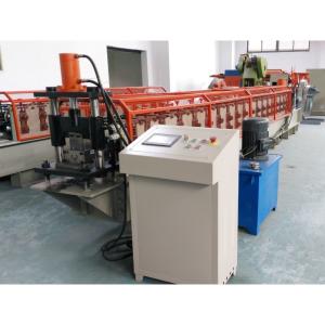 China 7.5KW Galvanized Coils Vineyard Post Metal Roll Forming Machine Gearbox Drive wholesale