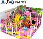 Pink Theme Children'S Indoor Soft Play Area Equipment ODM/OEM Support