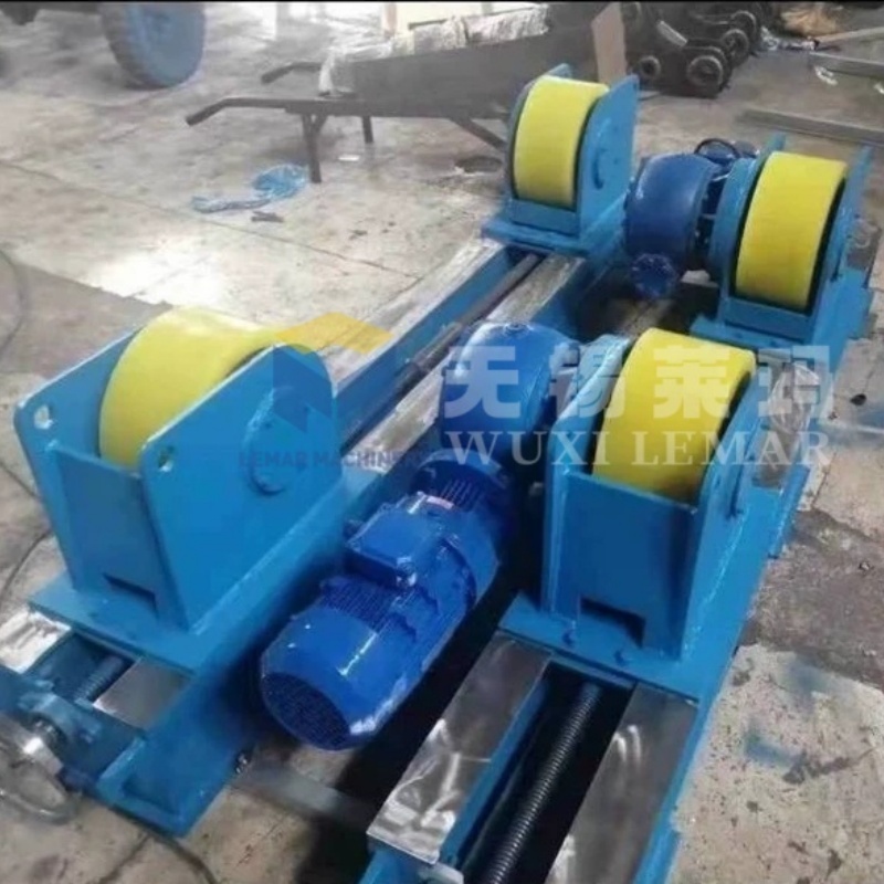 Light Duty 5T Adjustable Welding Rotator With Polyurethane Rollers