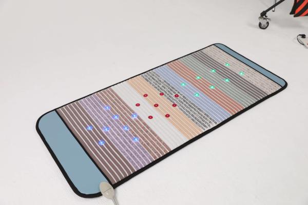 190*80cm Infrared Crystal Healing Mat 660nm 850nm Infrared Mat With Amethyst