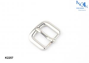 China Shiny Silver Shoe Strap Buckles 29mm Different Size Customized Design For Belt / Bag wholesale