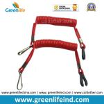 Popular Sales Solid Red Safety Durable Spiral Coil Rope Stretched 1M Outboard