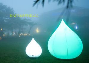 China Inflatable Lotus LED Balloon Light 50 Cm 1.6ft Base Constant Air-inflated wholesale