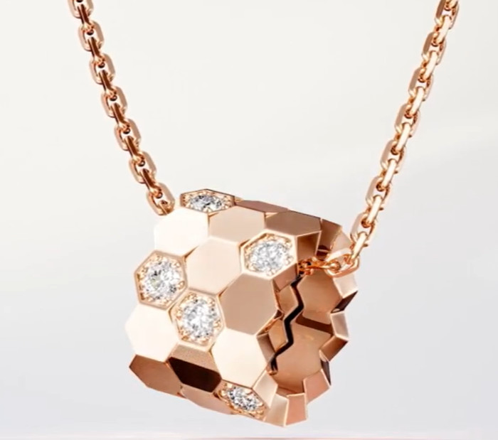 C My Love Necklace Fine Jewelry Brand Jewelry 18K Rose Gold Jewelry Customization