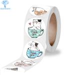 Silver Foil Paper Cosmetics Custom Sticky Labels Die Cutting