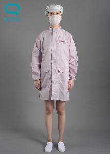 China Conductive Fabric Anti Static Coverall , Static Resistant Clothing With Hood wholesale