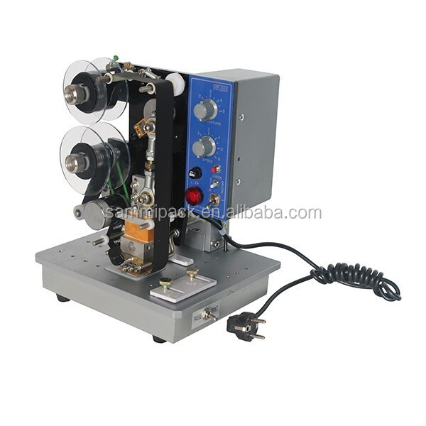 Electric Commercial Ribbon Date Coding Machine Tracking Automatic Coding Machine Printer Coding Machine