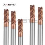 4 Flute Carbide End Mill 1mm - 12mm End Mill For Steel HRC 55