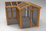 Outdoor Glass Patio Rooms Environment Friendly Exterior Prefab Sunroom Addition