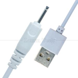China High Quality 0.5M 1M 2M 3M White Black DC 2.0 0.6 mm Charger USB Cable for Vibrator wholesale