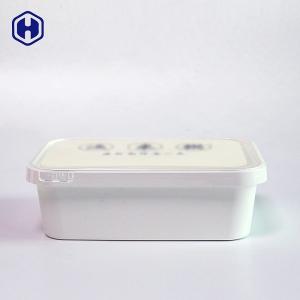 China Hot Food Square Plastic Food Containers Customized In Mould Labeling wholesale
