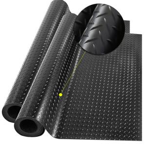 China Rubber Mat 2m Width Anti-Slip Rubber Flooring Diamond Plate Rubber Mat Rolls wholesale