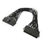 Male to Female PSU 24pin ATX Power Supply Extension Cable for Computer