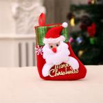 SGS Xmas Santa Snowman Reindeer Christmas Stockings 6 Inch X 5 Inch