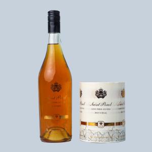 China Custom Rectangular Hot Gold Wine Label Sticker Printing Waterproof Matte wholesale