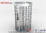 Single Lane Full Height Turnstile Jails Stainless Steel Turnstile 30 Persons