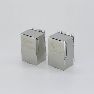 China 2.5 Gigabit Magnetic SMT 1X1 RJ45 Magjack Ethernet Connector wholesale