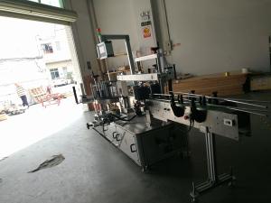 China Double-face Round Bottle Sticker Labeling Machine , Label width 190mm wholesale