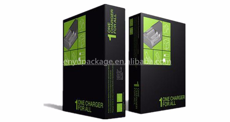 Wholesale color carton printing phone accessories charger packaging boxes