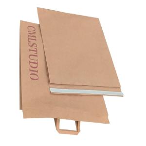 China Moisture Proof Kraft Paper Packaging Bags 7 Colours Recyclable wholesale