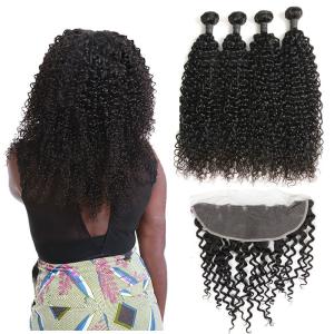 China 9A Real Malaysian Virgin Hair Extensions , 100 Virgin Malaysian Curly Hair wholesale