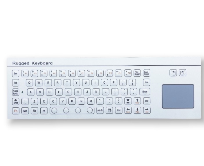 IP67 Industrial Keyboard With TouchPad PET Mini Membrane Keyboard F8-TP-B