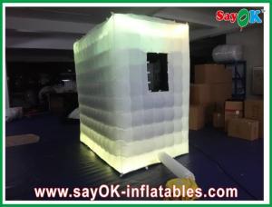 China Inflatable Photo Studio Logo Printing Inflatable Blow-Up Photobooth For Photostudio With Pitched Roof wholesale