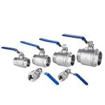 304 Stainless Steel Screwed End Ball Valve 3A DIN NPT BSPT BSPP 4 Inch Trusted
