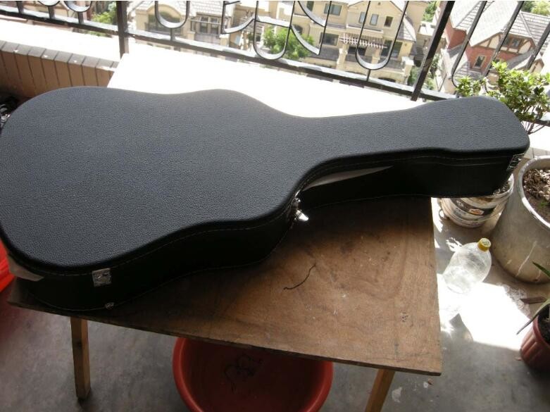 Custom MT Dreadnought D Body Sunburst Acoustic Guitar Wood Pickguard Martin D45 Guitar