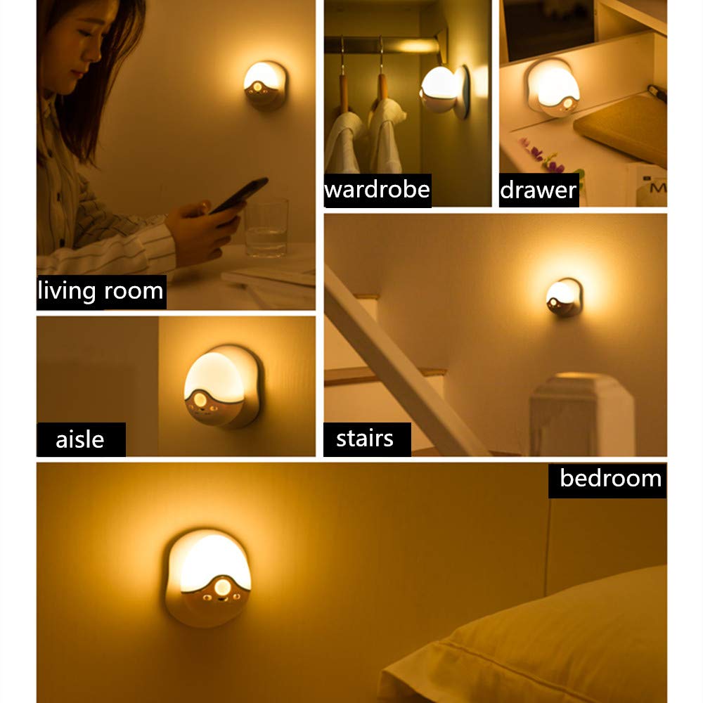 Built-in Magnet Motion Sensor Light, USB Rechargeable Battery Powered Light