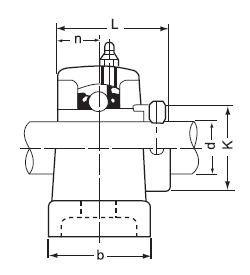China Pillow block bearings UCPK2 series 205-14 UC205-15 NA205 205-16 for simple equipments wholesale