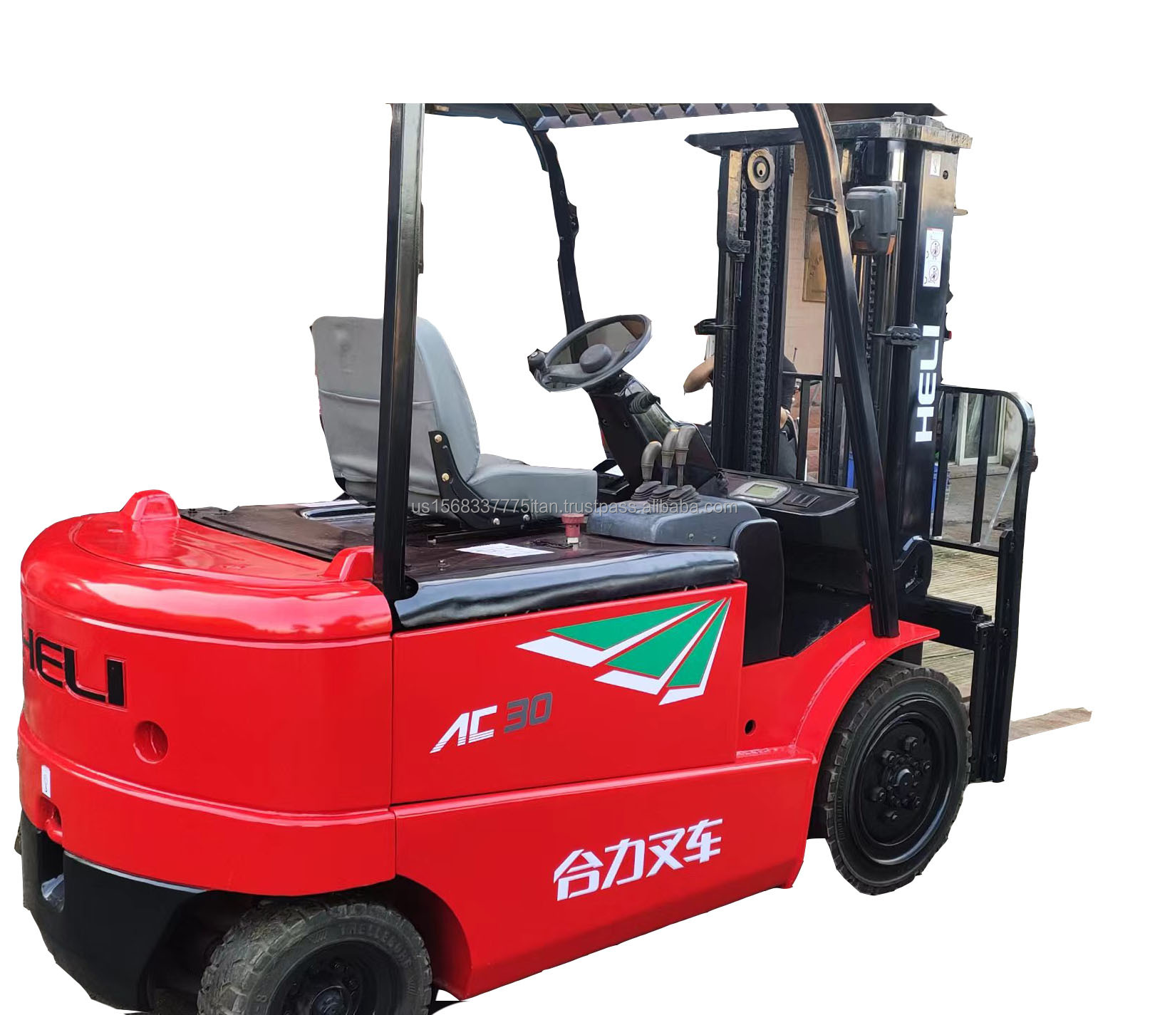 Hot Heli AC30 99% Forklift 4.5ton 5ton 6ton with 2m Fork Length Used Diesel Forklift