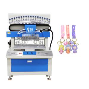 China 18 Colors Soft PVC Dispenser Rubber Label Patch Logo Machine for Silicon Production wholesale
