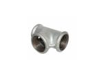 Factory Price Reducing Beaded End Hot Dipped Galvanized Casting Iron Tee