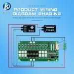 KLS Li-ion Lithium Battery Charger Protection Board BMS: 3S - 4S, 10A for 18650,