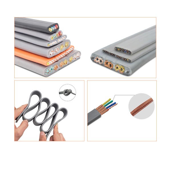 Trailing Cable TVVB For Elevators Essential Elevator Parts