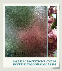 China Internal Decoration Glass frosted clear pattern glass with ISO9001&amp;CE wholesale