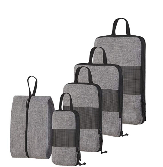 Lightweight Travel Packing Cubes Patterned Men's Soft Fabric Machine Washable