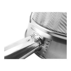 China 8/10 Inch Commercial Colander Steel Mesh Filter Stainless Steel China Cap Strainer Notch Wire Filter For Restaurant Filt wholesale