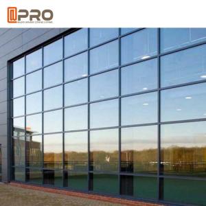 China Hidden Framing Coated Glass Curtain Wall System For Exterior High Buildings wholesale