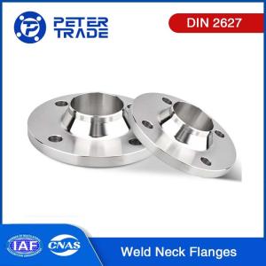 China DIN 2627 Forging Carbon Steel and Stainless Steel Weld Neck Flanges WNRF PN400 for Industrial Purposes wholesale