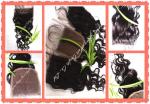 100% Brazilian human remy hair 4''x4'' lace top closure body wave natural color