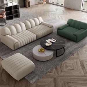 China Nordic Leather Living Room Sofas Multi Functional Leather Sofa Set wholesale