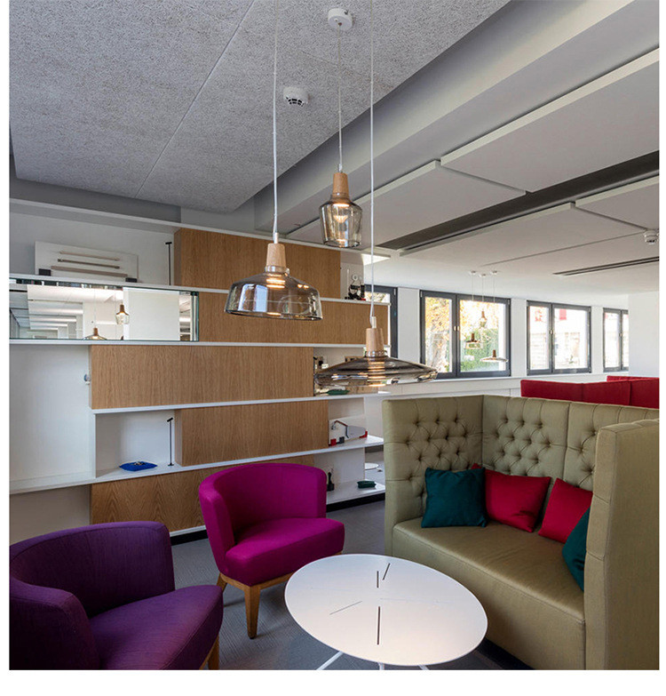 Modern Glass Lampshade Wooden Pendant Light Bar Dining Loft Industrial 15-16P Pendant Lamp(WH-GP-162)