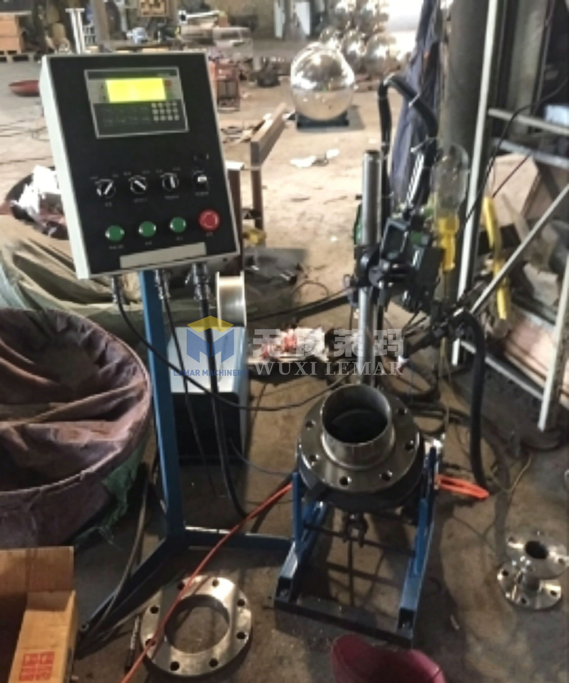 100kg Welding Positioner Turning Table for Pipe and Small Vessel Circumferential Welding