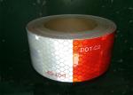 Light Clear Red And White Reflective Safety Tape For Trucks 2inch*25m 1inch*45