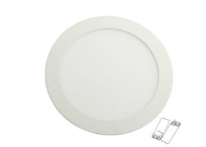 China Ultra - Thin Round LED Flat Panel Light 85V - 265V Recessed For Living Room wholesale